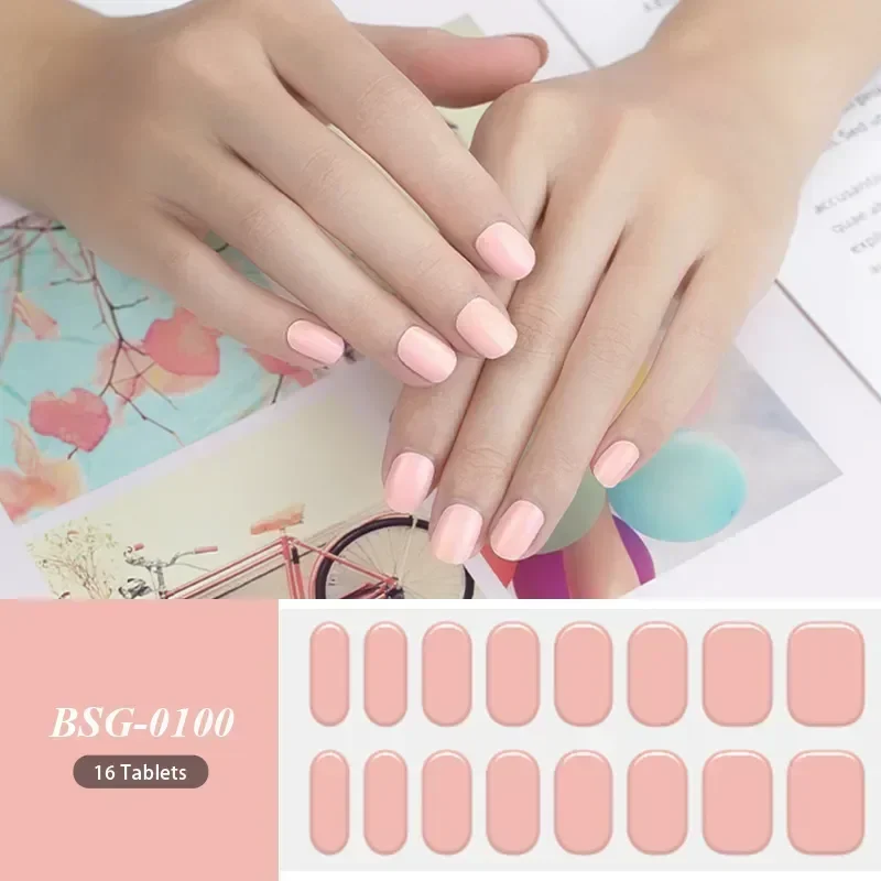 16/18/20 팁 크리스마스 젤 네일 스티커 접착제  - Full Cover Adhesive 리뷰 및 가격