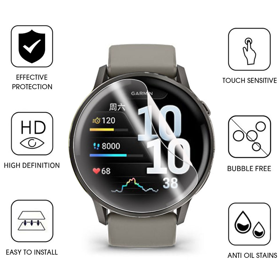 Garmin Venu 4 45mm 41mm용 소프트 하 - Hydrogel Screen Protector 리뷰 및 가격