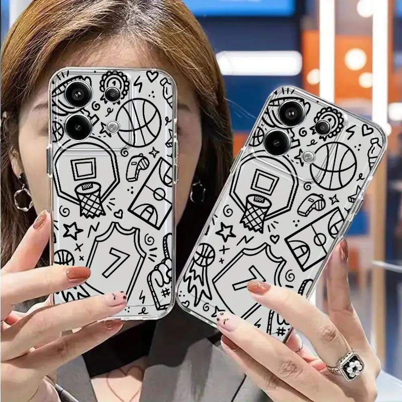 농구 요소 일러스트레이션 전화 케이스 Xiaomi Mi - Xiaomi Poco X6 리뷰 및 가격